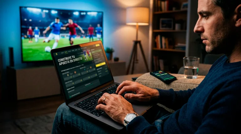 Crear apuesta en vivo en la Premier League con funciones avanzadas